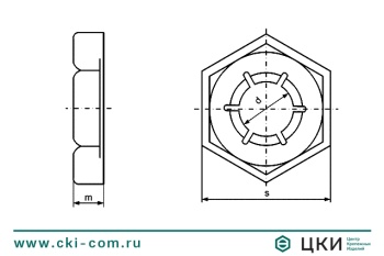 Контргайка DIN 7967