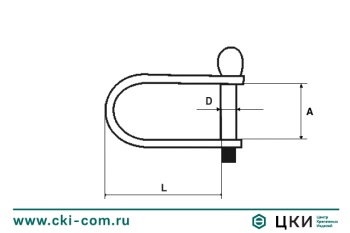 Скоба монтажная М8293