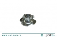 Гайка мебельная забивная