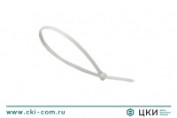 Стяжка кабельная белая