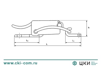 Замок-стяжка М 8053 В
