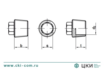 Пробка коническая резьбовая DIN 909