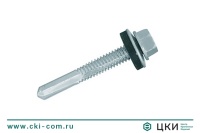 Саморез кровельный KRS сверлоконечный по металлу с увеличенным буром