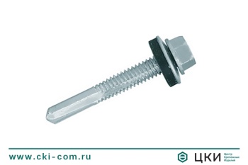 Саморез кровельный KRS сверлоконечный по металлу с увеличенным буром