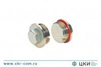 Пробка резьбовая с уплотнением и вентилируемым отверстием DIN 5586