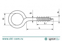 Шуруп-кольцо