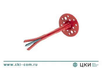 Дюбель для теплоизоляции IZL-T с металлическим гвоздем и увел. термоголовкой