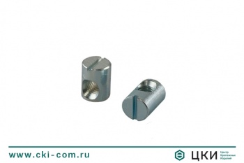 Гайка мебельная потайная