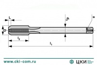 Метчик машинный DIN 374