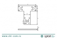 Пластина Т-образная