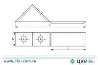 Уголок мебельный трёхгранный