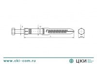 Дюбель фасадный Fischer FUR SS с шестигранным шурупом