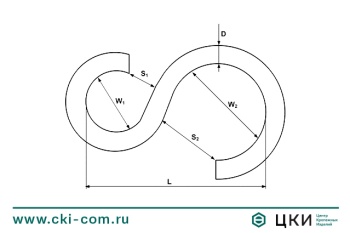 Крючок S-образный М8398-Н