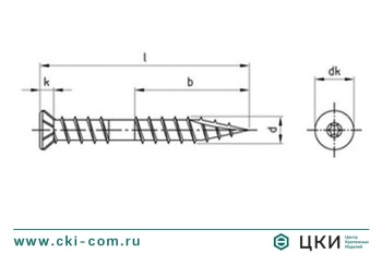 Саморез для террасной доски art.9143