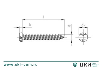 Cаморез антивандальный art. 9100