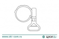 Хомут винтовой «бабочка»