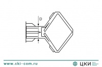 Дюбель для листовых материалов &quot;бабочка&quot; ТNF без шурупа