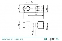 Шарнир вилочный DIN 71752