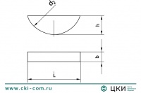 Шпонка сегментная DIN 6888