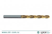 Сверло DIN 338 HSS-G TiN