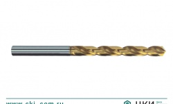 Сверло DIN 338 HSS-G TiN