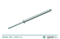 Заклепка вытяжная удлиненная с плоским буртом