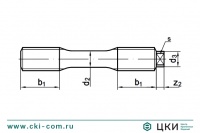 DIN 2510 шпильки с утонченным стержнем и гайки к ним