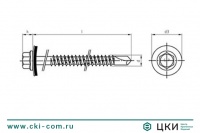 Саморез биметаллический art.9504