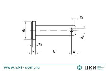 Штифт DIN 1444 B
