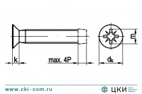 Винт DIN 7500 M резьбовыдавливающий