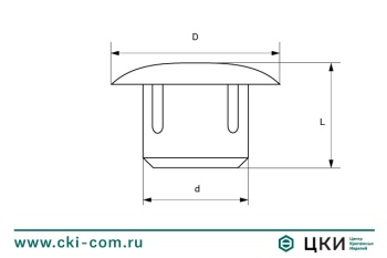Заглушка мебельная декоративная