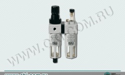 Фильтр с регулятором давления+лубрикатор FRL 180 1/4