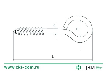 Шуруп-кольцо MGV