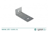 Пластина угловая с отверстиями разного диаметра