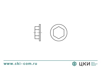 Колпачок на 6-гр головку SW 3/8&quot; art. 88008