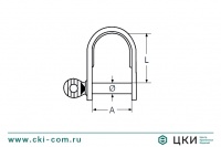 Скоба монтажная омегаобразная арт. 8297